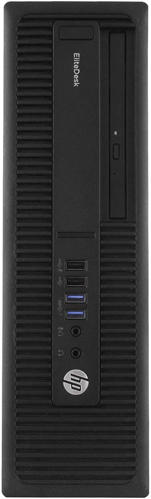 HP EliteDesk 800 G2 SFF with 24 Inch Monitor Desktop i5-6500 U, 8GB RAM, 128GB SSD + 1TB HDD, Windows 10 Pro