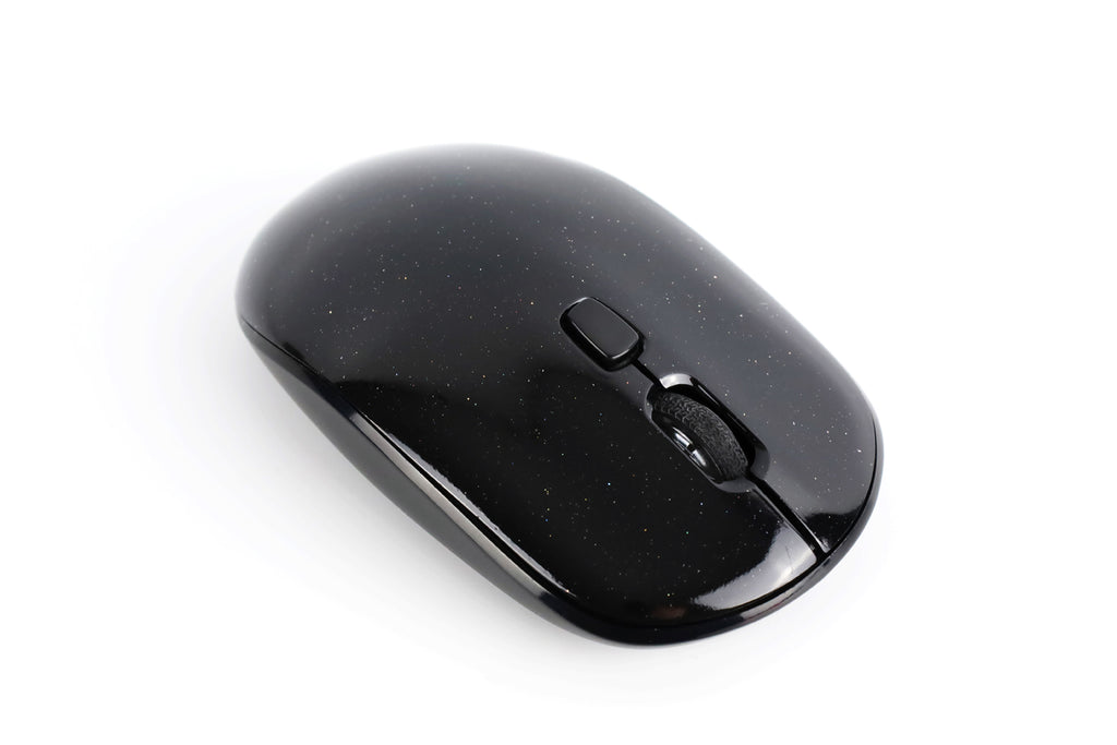 Loshine S20 3 Buttons 2.4G Wireless Silent DPI Adjustable Mouse with USB Nano Receiver - Black
